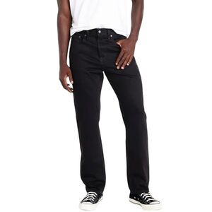 Old Navy Structured Non-Stretch Black Straight Jeans Men’s Size 29x32